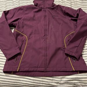 Columbia Maroon Jacket with Black Logo